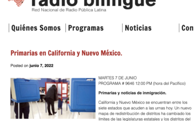 راديو بيلينغو – Primarias en California y Nuevo México